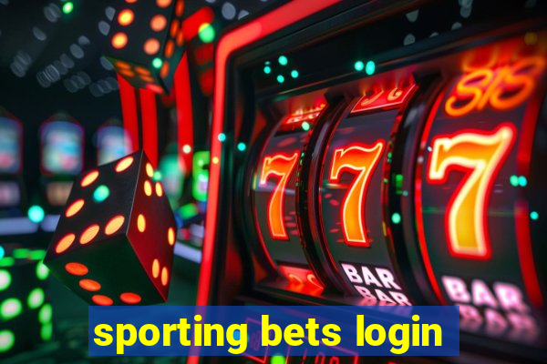 sporting bets login